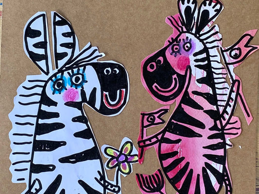 Креативный коллаж. Веселые животные. Мини-Марафон