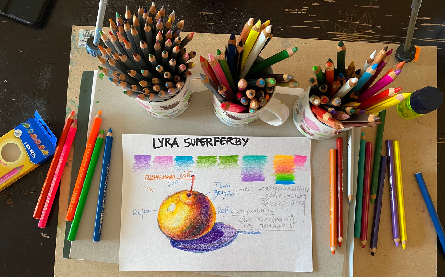 Базисные знания. Цветные карандаши. Живопись