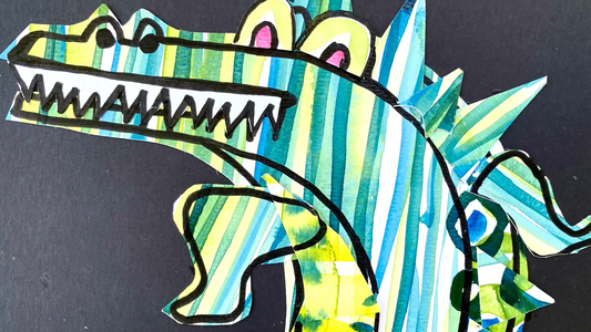 Мастер-класс КРОКОДИЛЬЧИКИ. Креативный коллаж