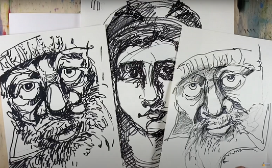 Портрет Свободной линией