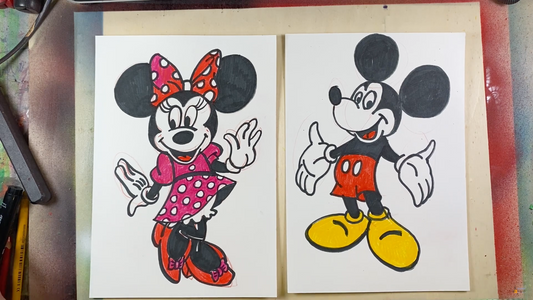 Как рисовать Микки-Маусов