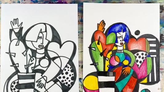 Поп Арт. Танцовщица