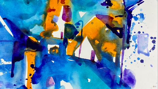 Летняя акварель alla prima