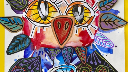 Креативный коллаж. Любимые совушки