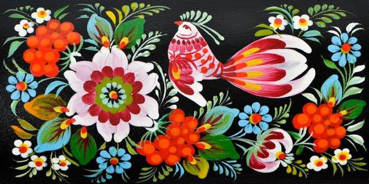 Мини-марафон. Декоративная роспись по мотивам Петриковки