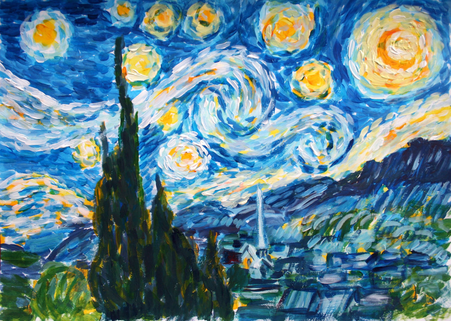 Акрил импрессионизм