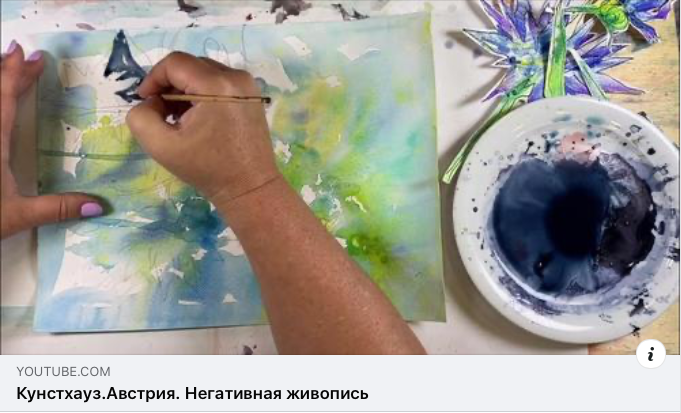 Мини-марафон "Летние лилии, акварель"