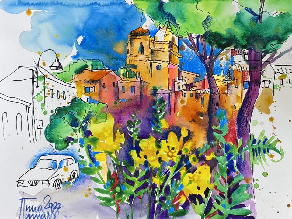 Люди и город. Креативный современный скетчинг