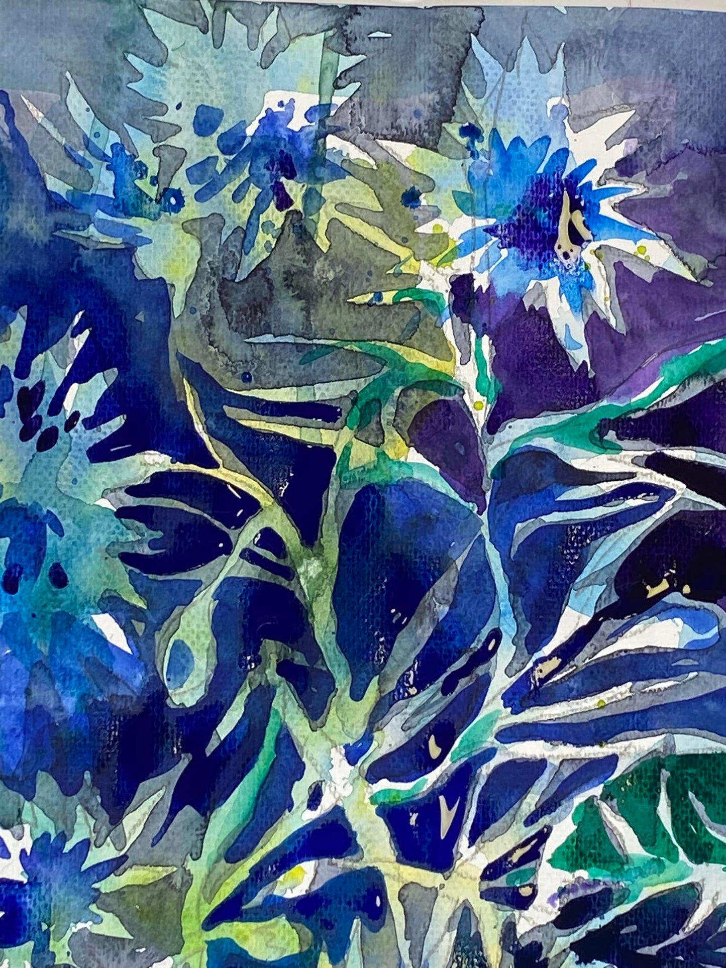 Мини-марафон "Летние лилии, акварель"