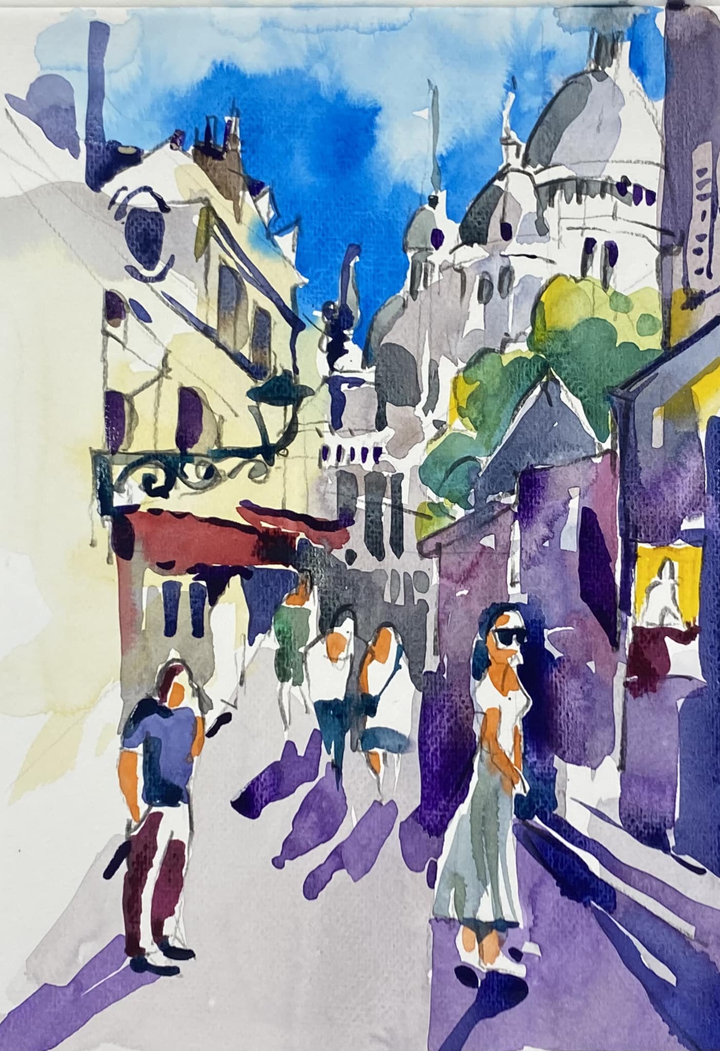 Мини-марафон Акварель. Париж — моя любовь!