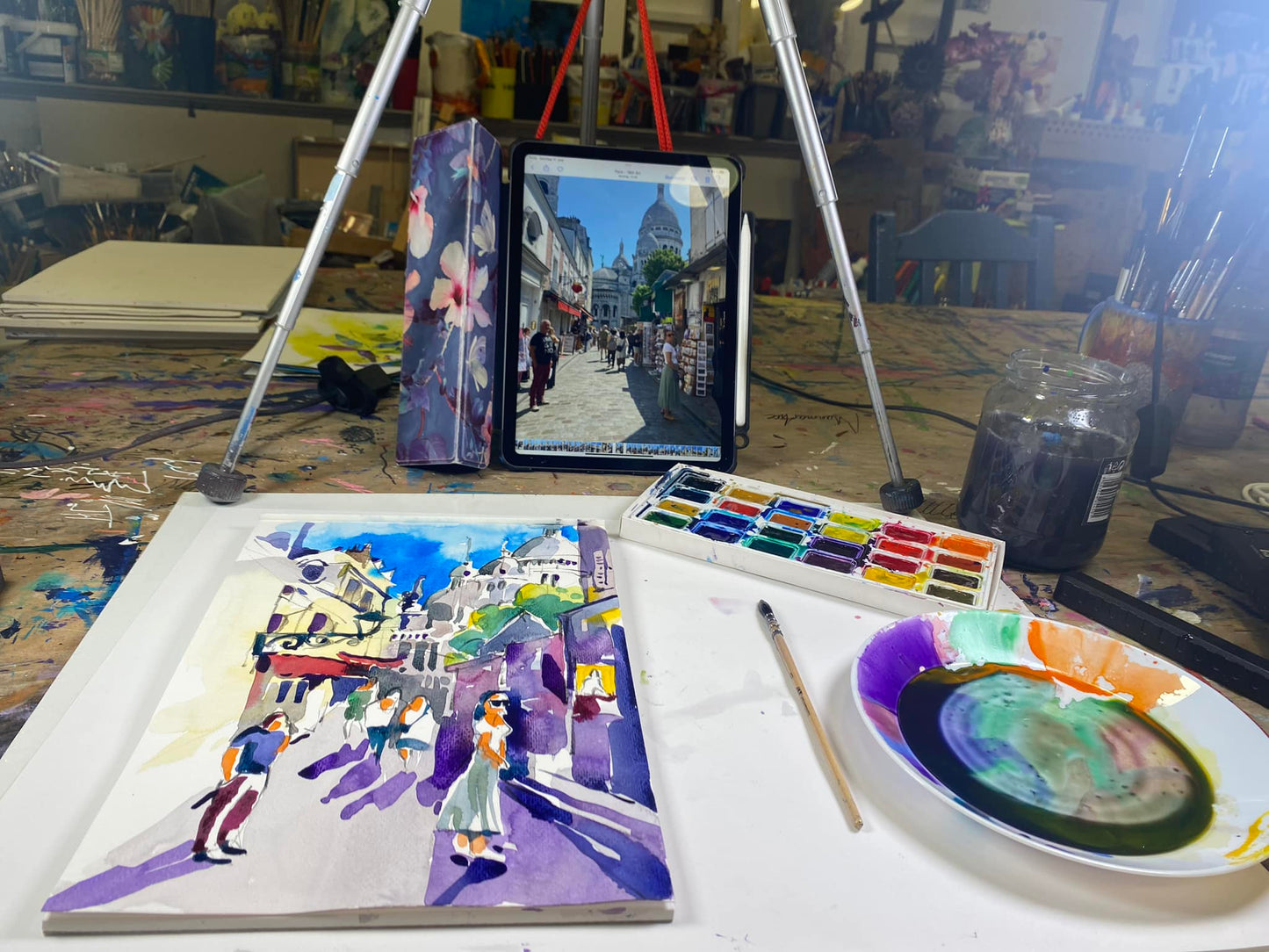 Мини-марафон Акварель. Париж — моя любовь!