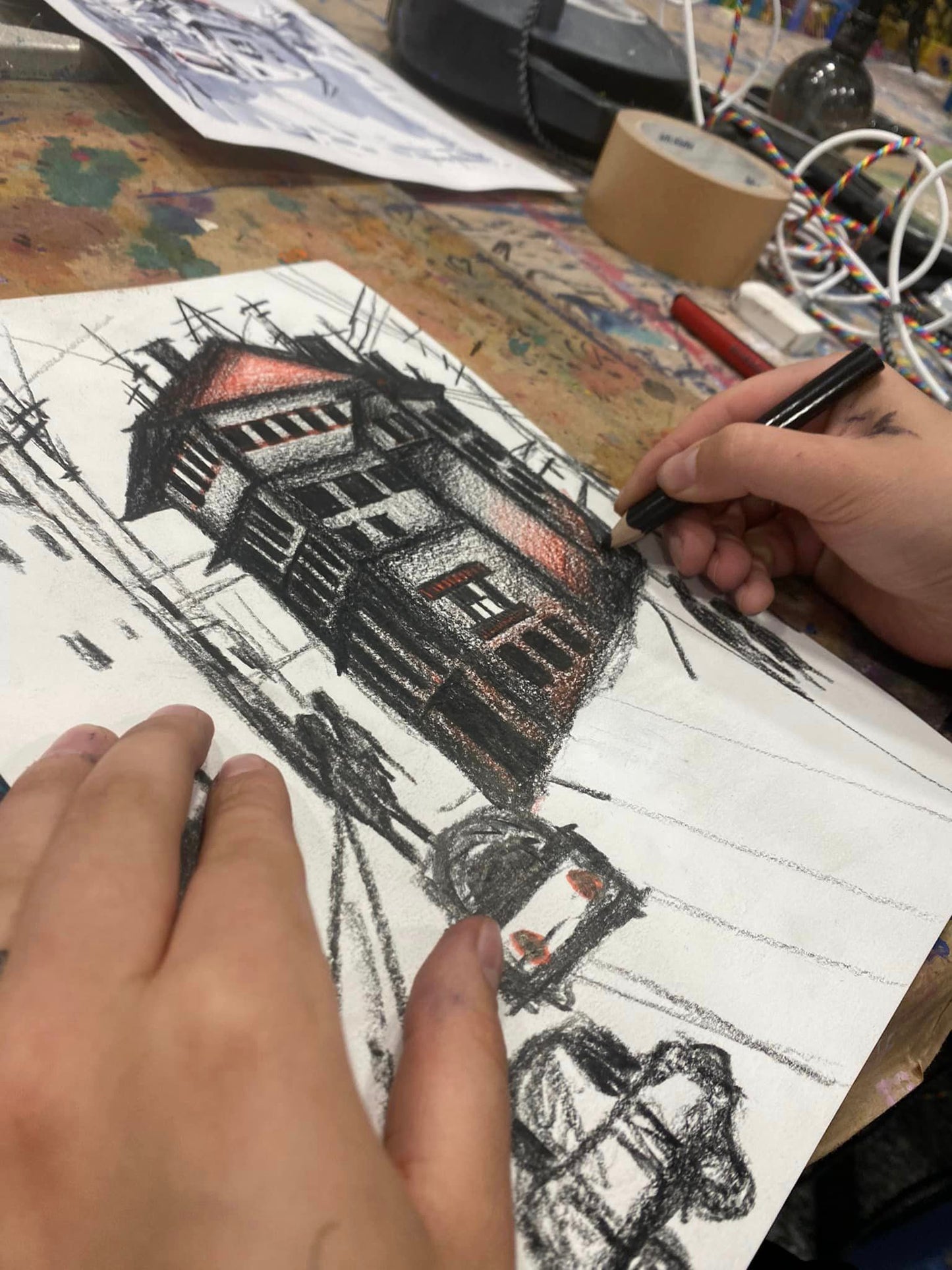 Мини-курс Акварель. Монохром. Свет и тень