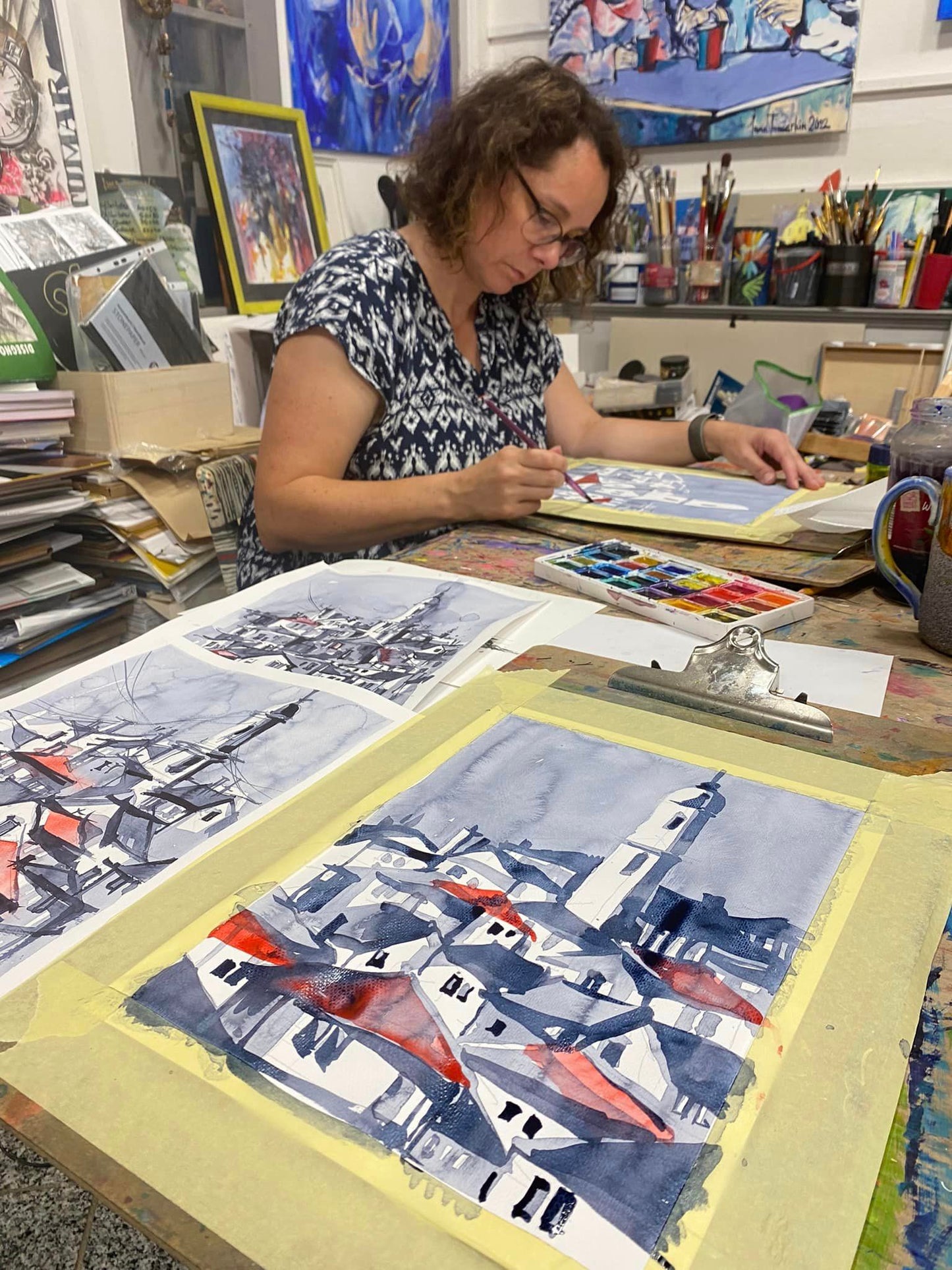 Мини-курс Акварель. Монохром. Свет и тень