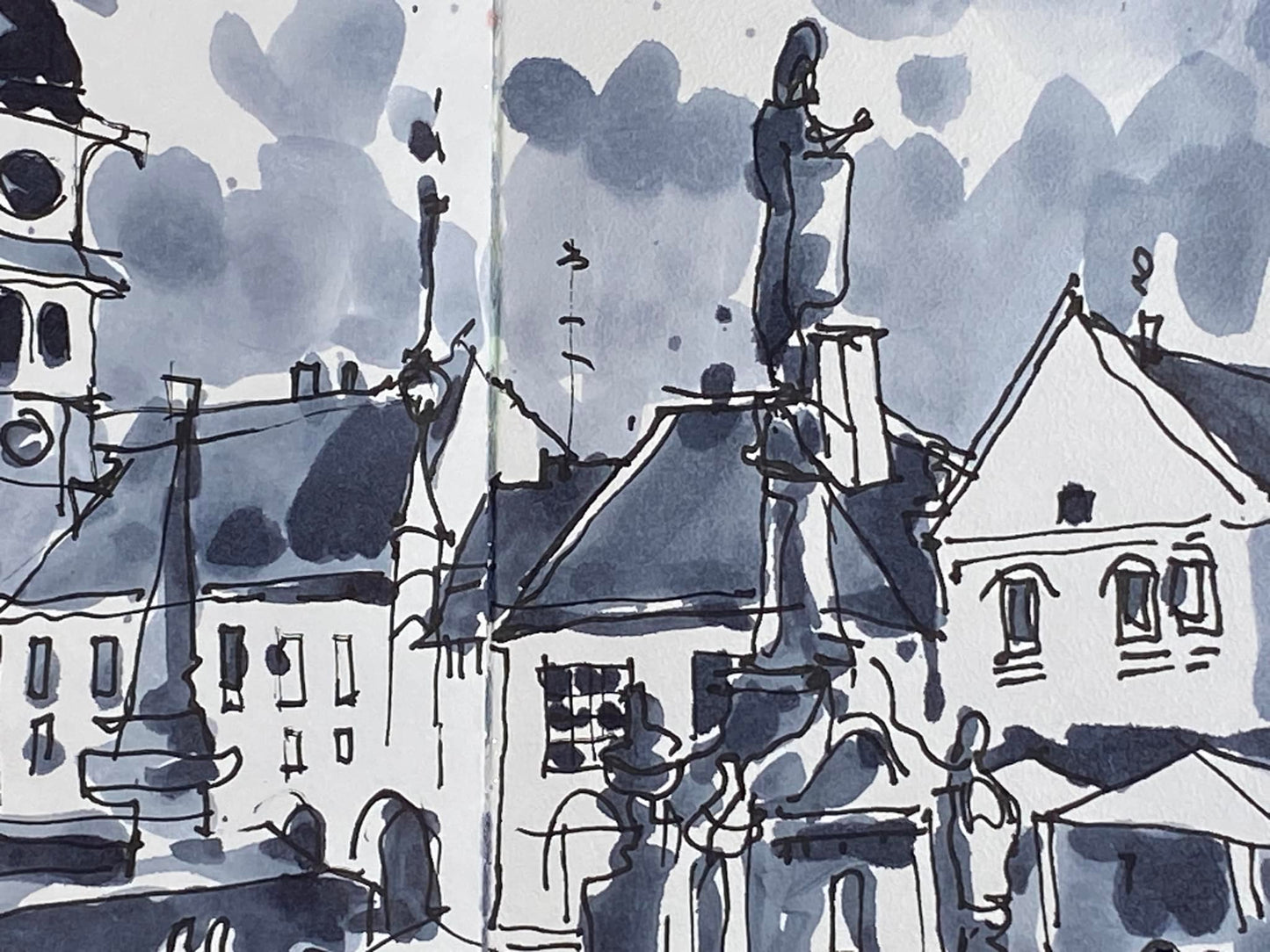 Мини-курс Акварель. Монохром. Свет и тень