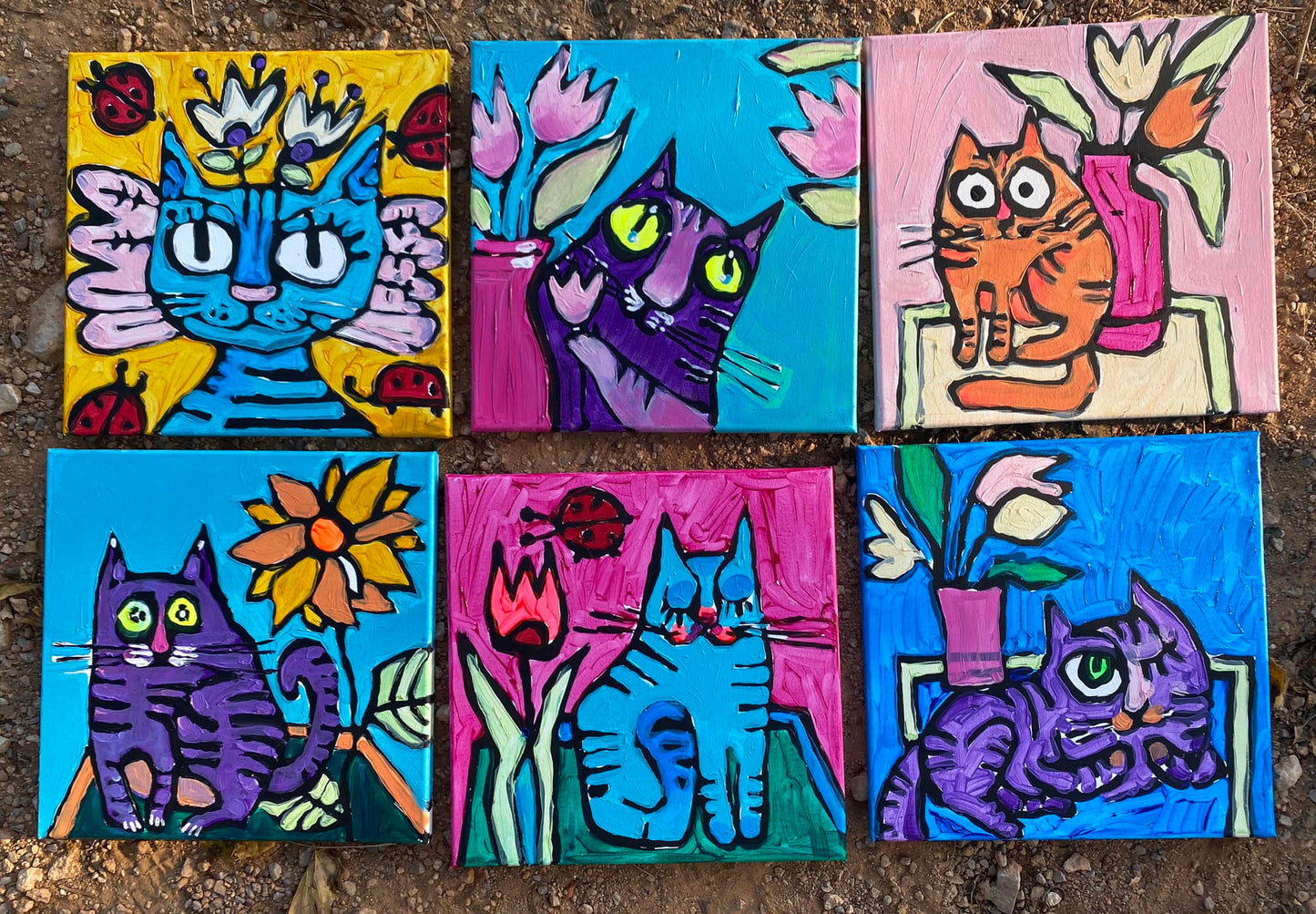 Коты прекрасные и креативные. Арт-марафон