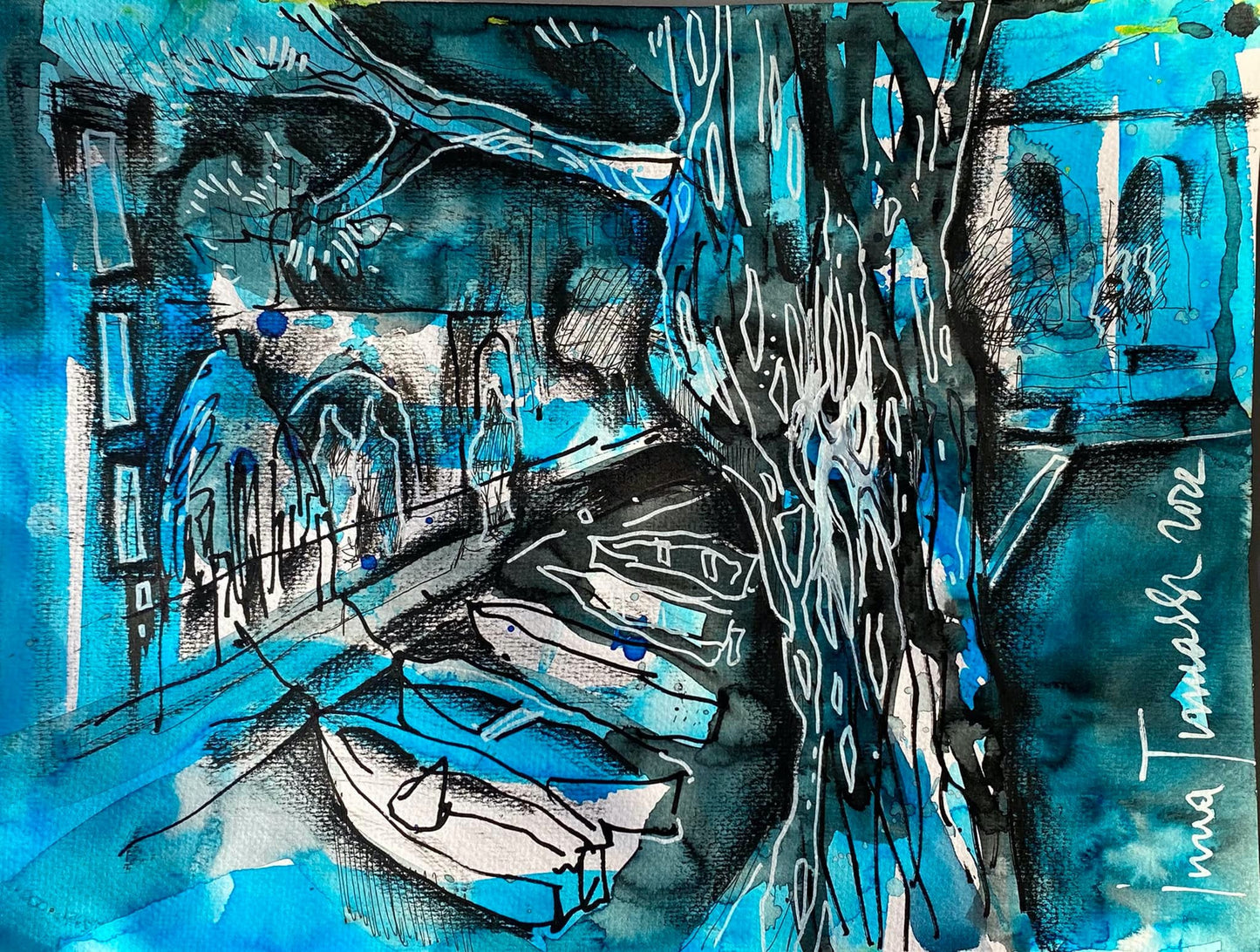 Люди и город. Креативный современный скетчинг