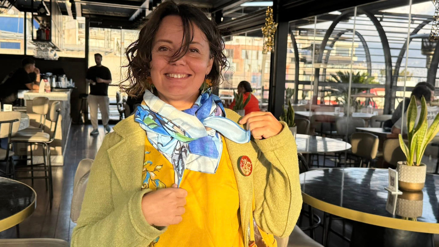 Коллекционный платок, серия «Греческие богини» Афродита 1