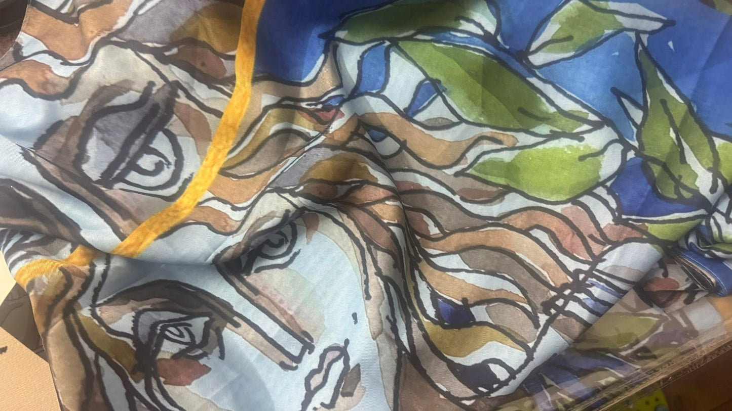 Коллекционный платок, серия «Греческие богини» Афродита 1