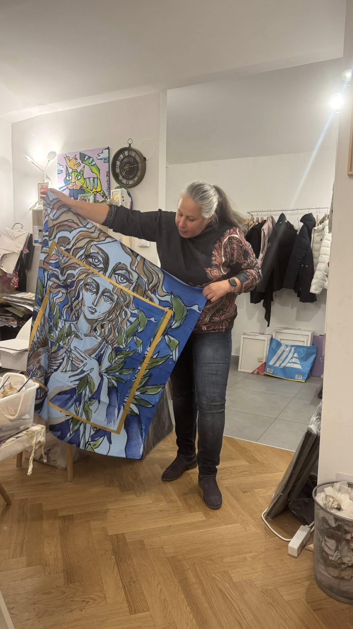 Коллекционный платок, серия «Греческие богини» Афродита 1