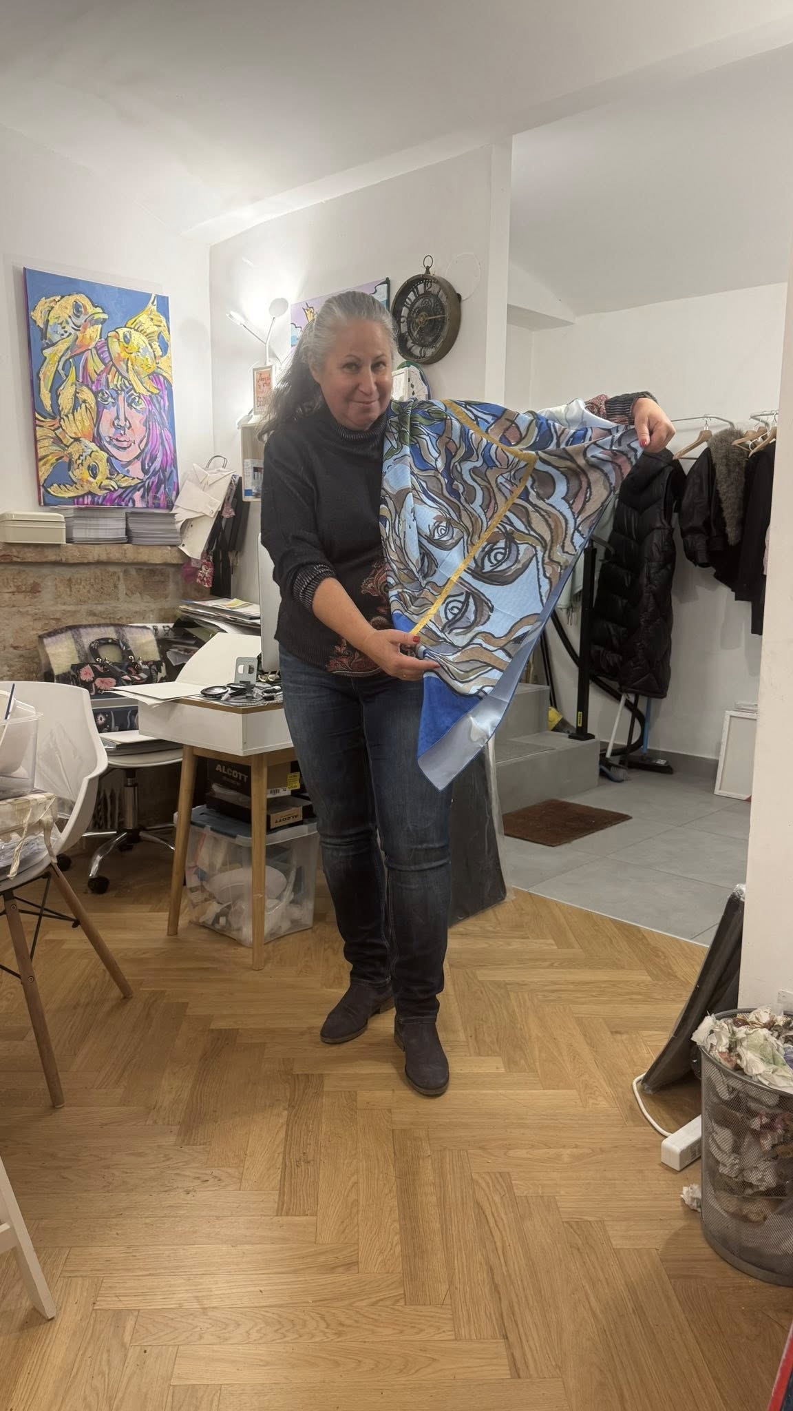 Коллекционный платок, серия «Греческие богини» Афродита 1