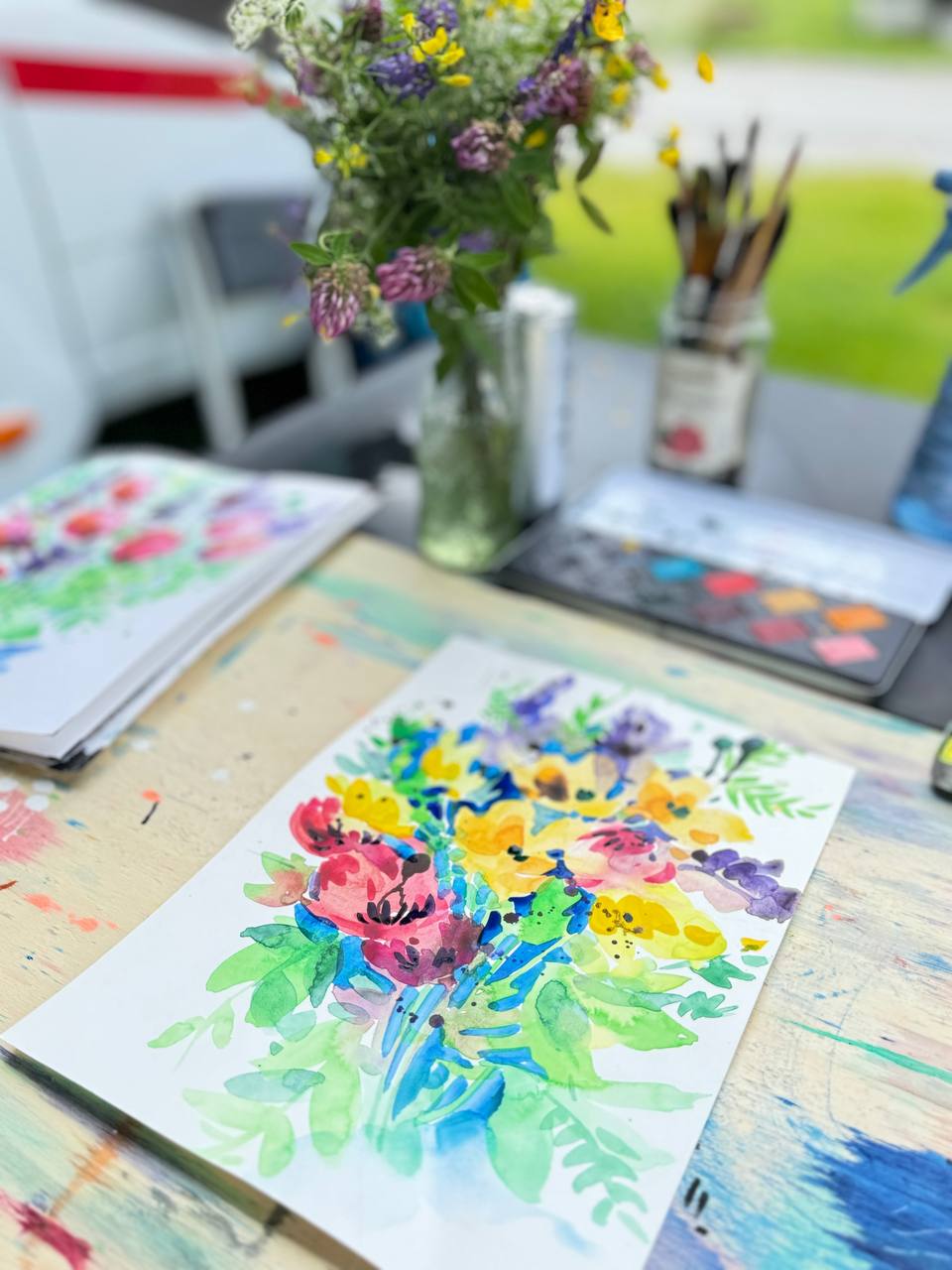 🎨 Арт-Марафон «Чистая и звонкая акварель»