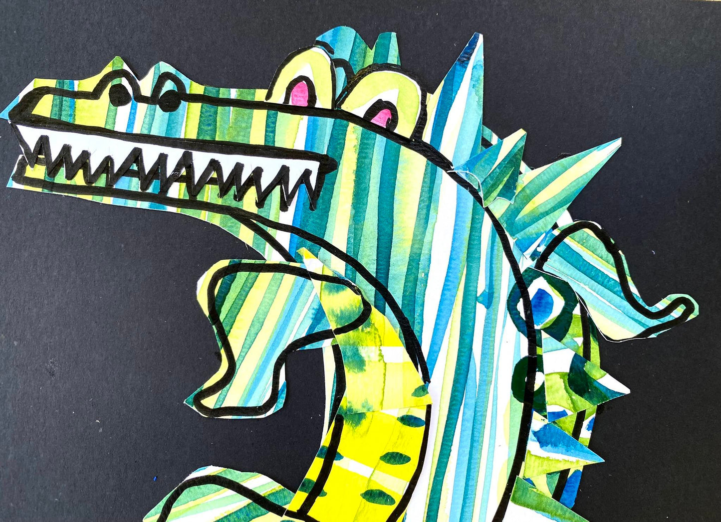 Креативный коллаж. Веселые животные. Мини-Марафон