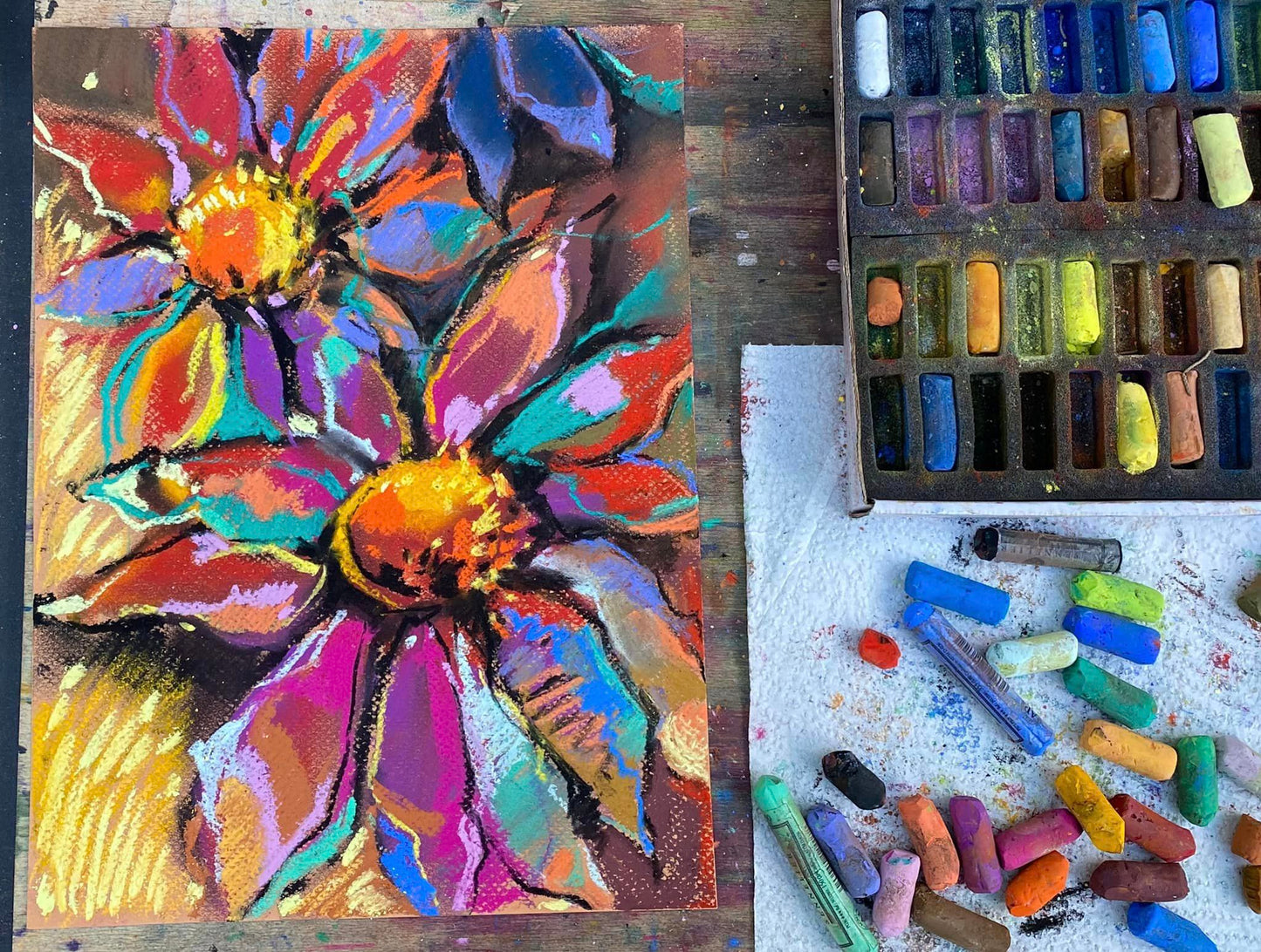 Пастель многогранная. Арт Марафон