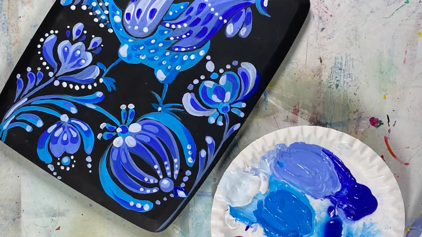 Мини-марафон. Декоративная роспись по мотивам Петриковки