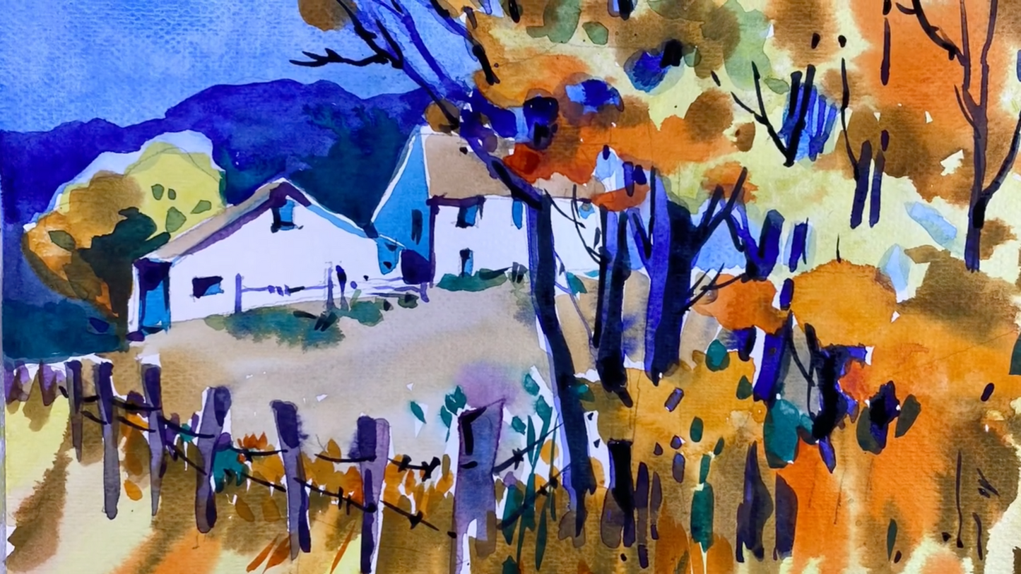 Акварель профессиональная II ступень.