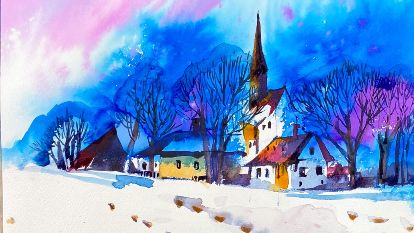 Акварель профессиональная II ступень.