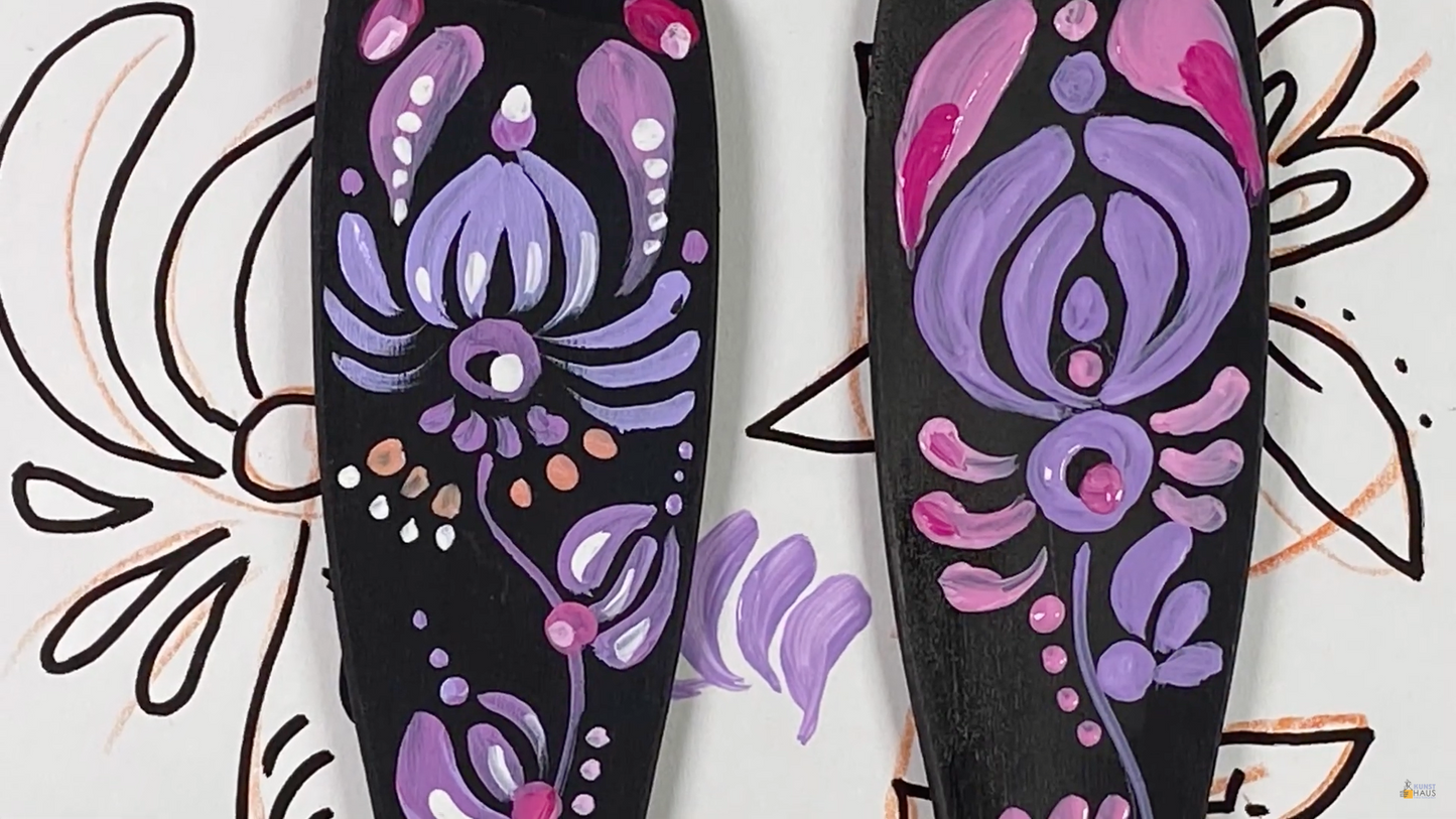 Мини-марафон. Декоративная роспись по мотивам Петриковки