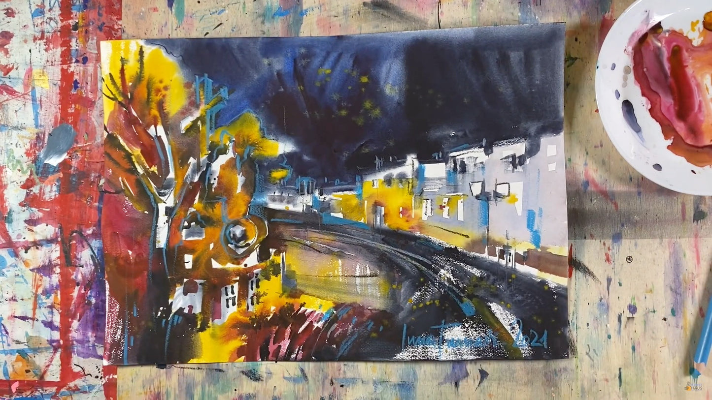 Мини-марафон самые интересные акварельные уроки