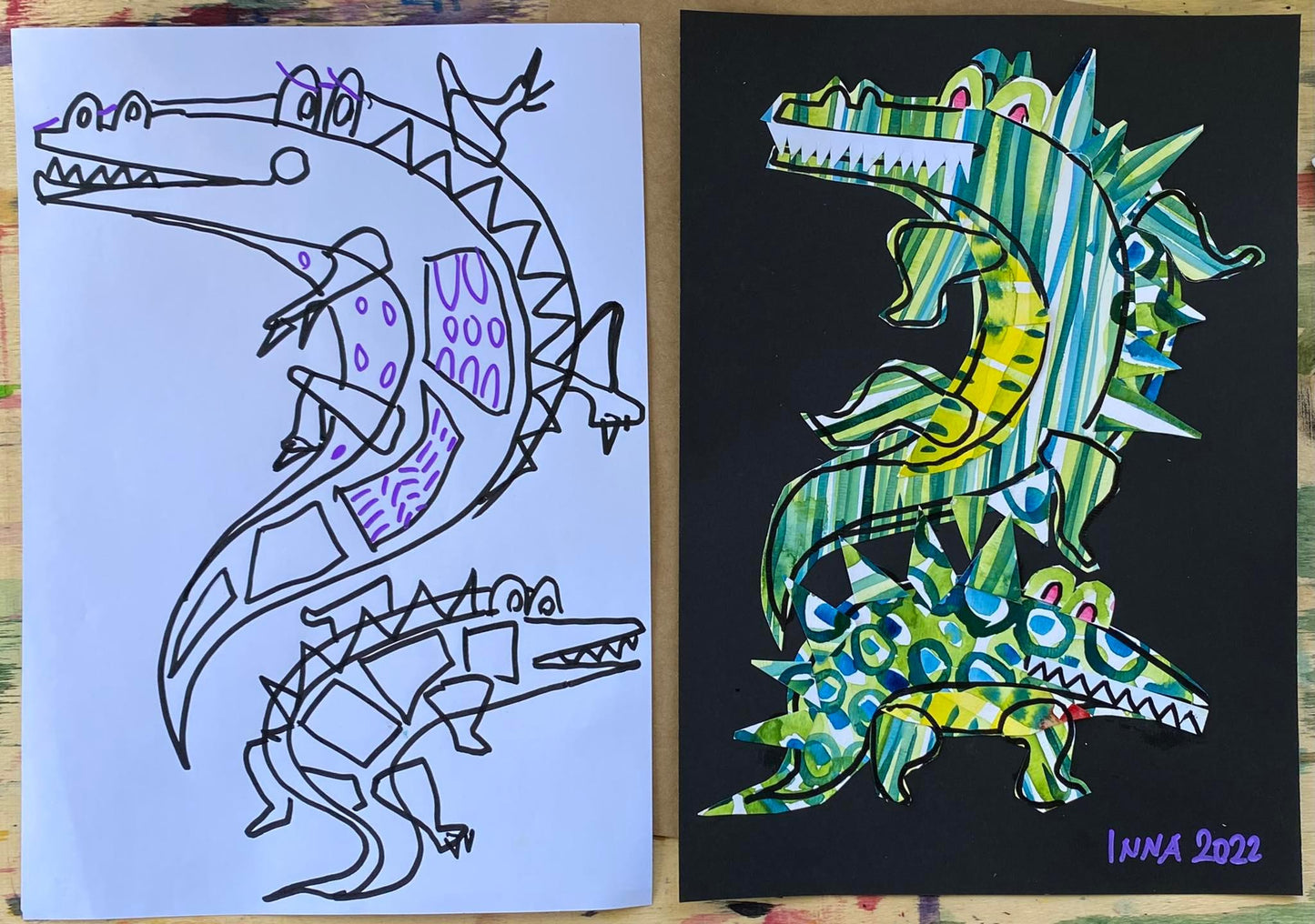 Креативный коллаж. Веселые животные. Мини-Марафон