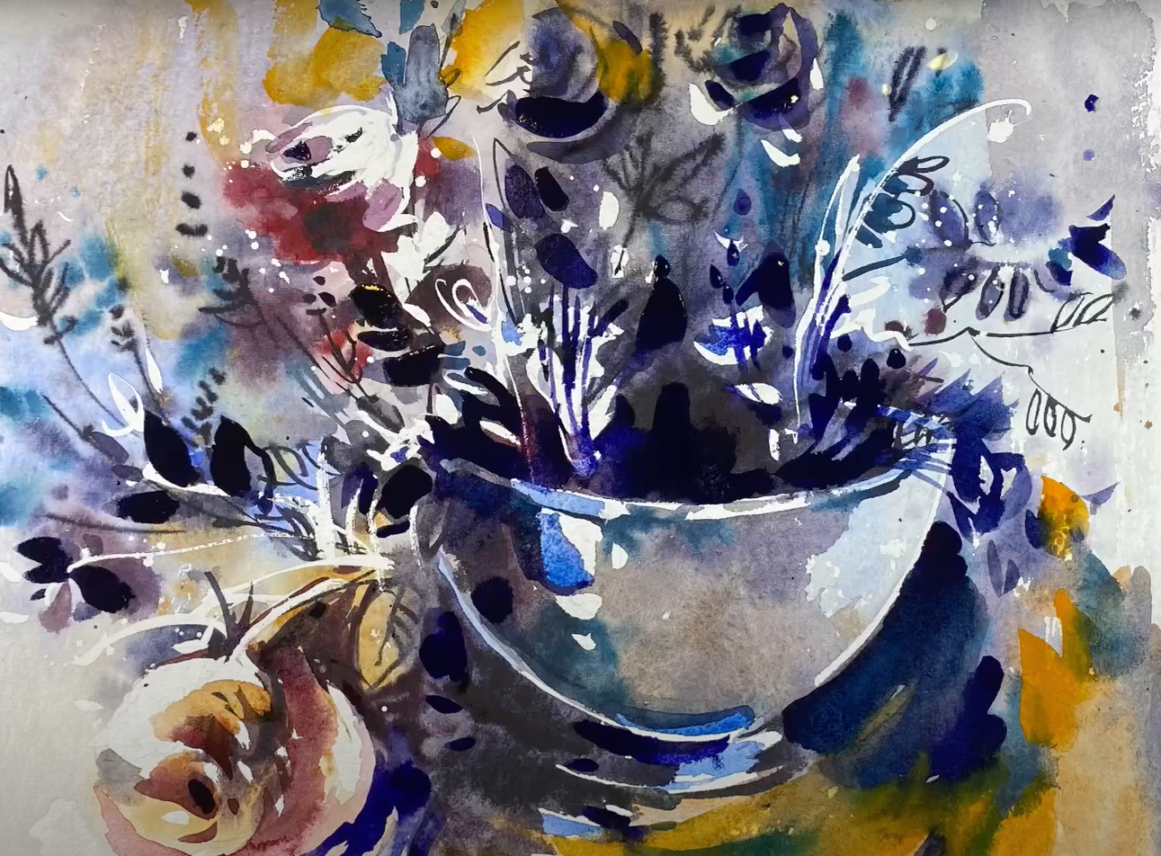 Акварель профессиональная II ступень.