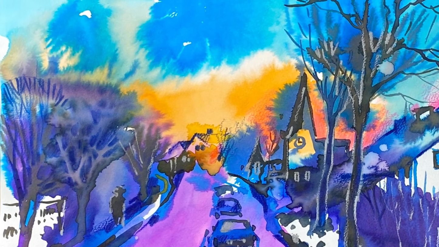 Акварель профессиональная II ступень.