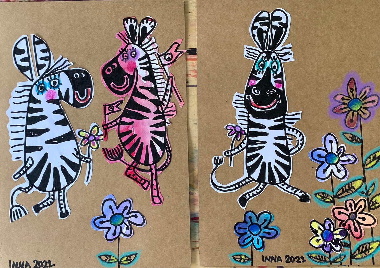 Креативный коллаж. Веселые животные. Мини-Марафон