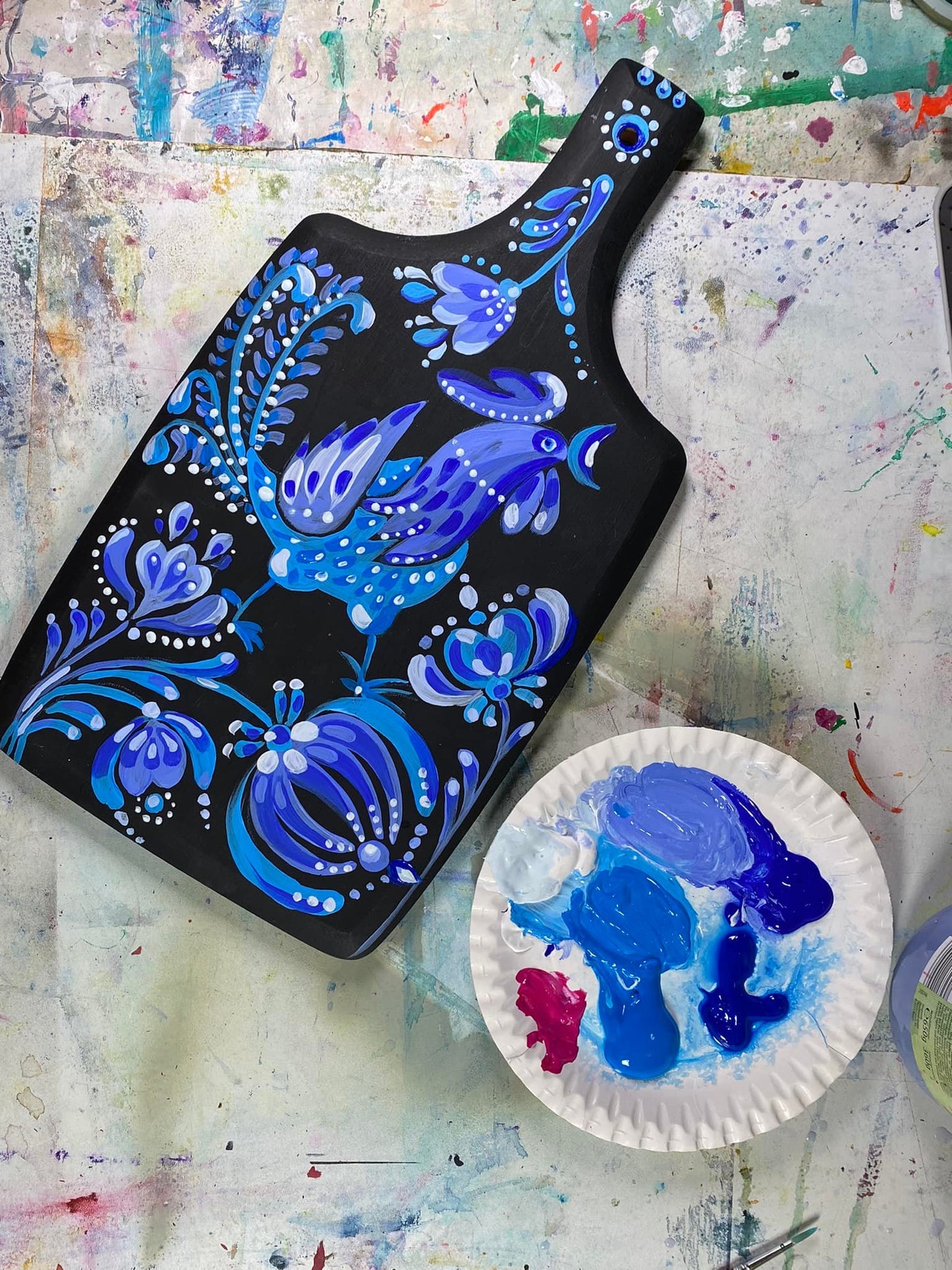 Мини-марафон. Декоративная роспись по мотивам Петриковки