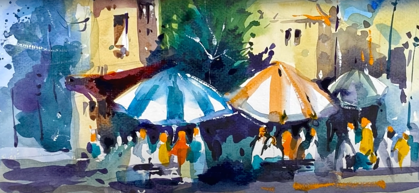 Акварель профессиональная II ступень.