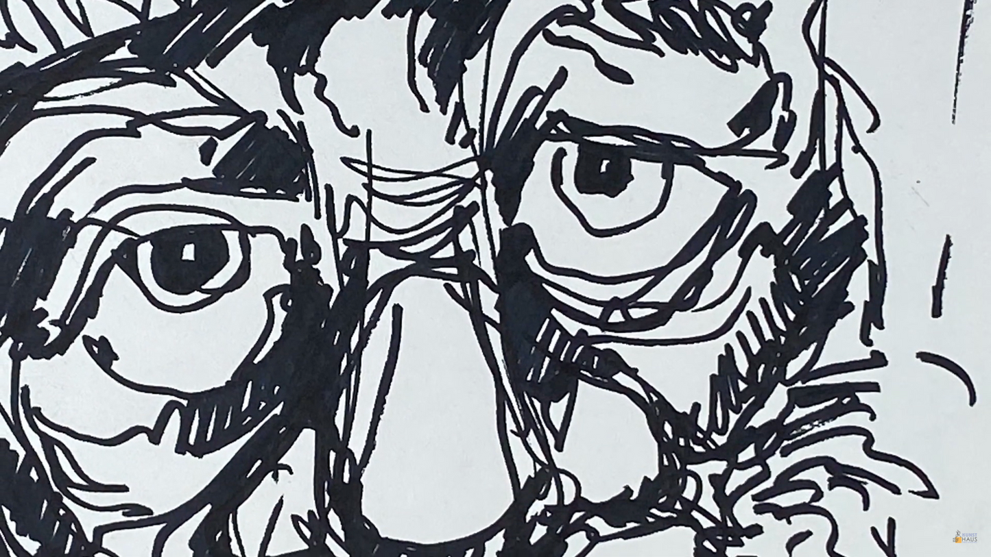 Портрет Свободной линией