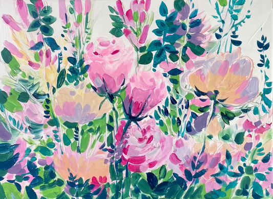 Акрил. Нежный букет