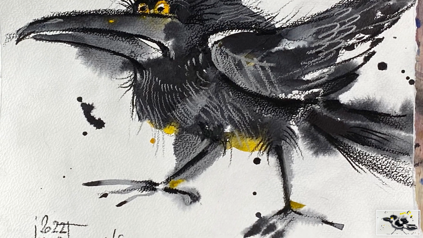 Графическая работа Ворона