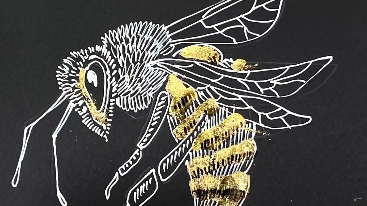 Графика пчёлы