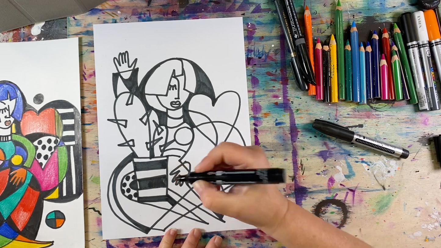 Поп Арт. Танцовщица