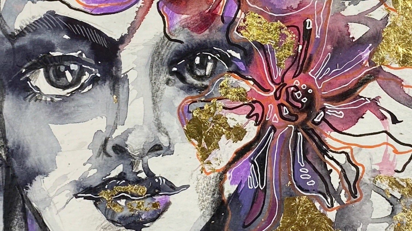 Креативный портрет. Летняя Акварель