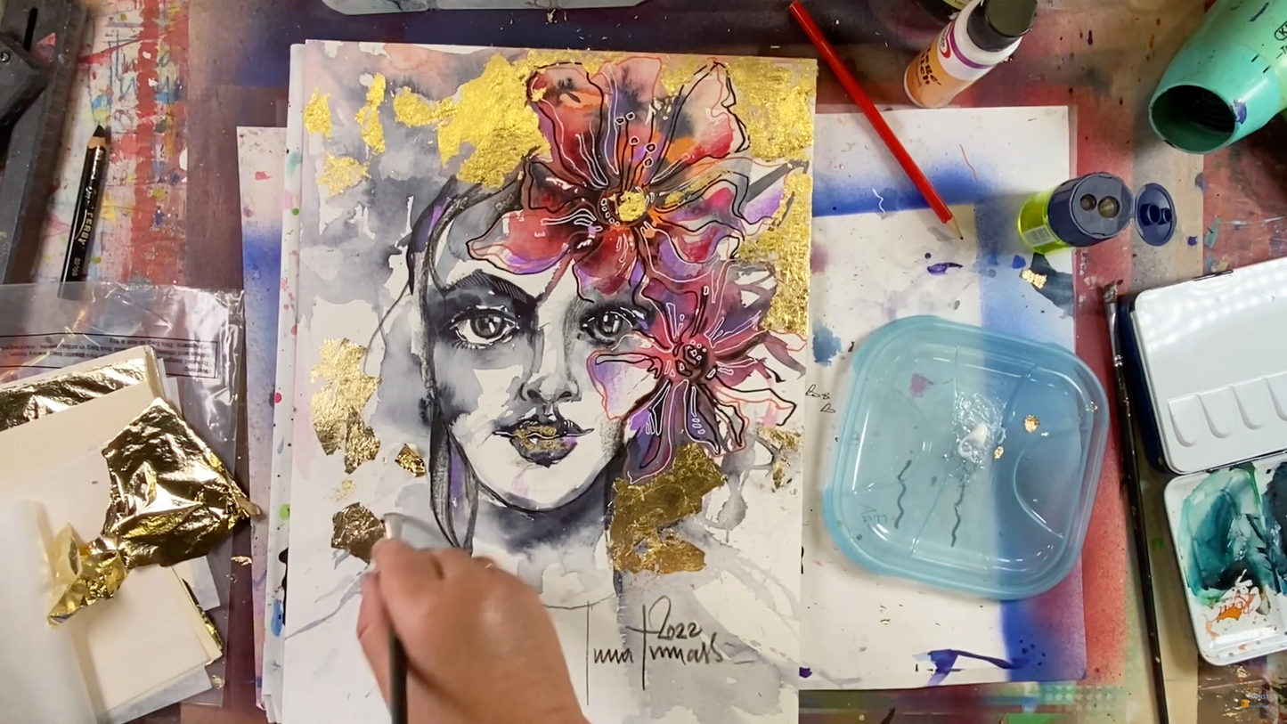 Креативный портрет. Летняя Акварель