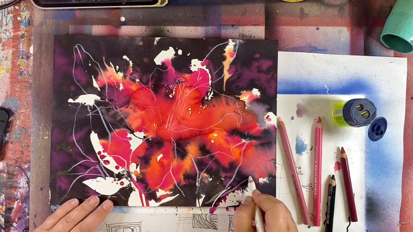 Летняя акварель. Тигровая Лилия