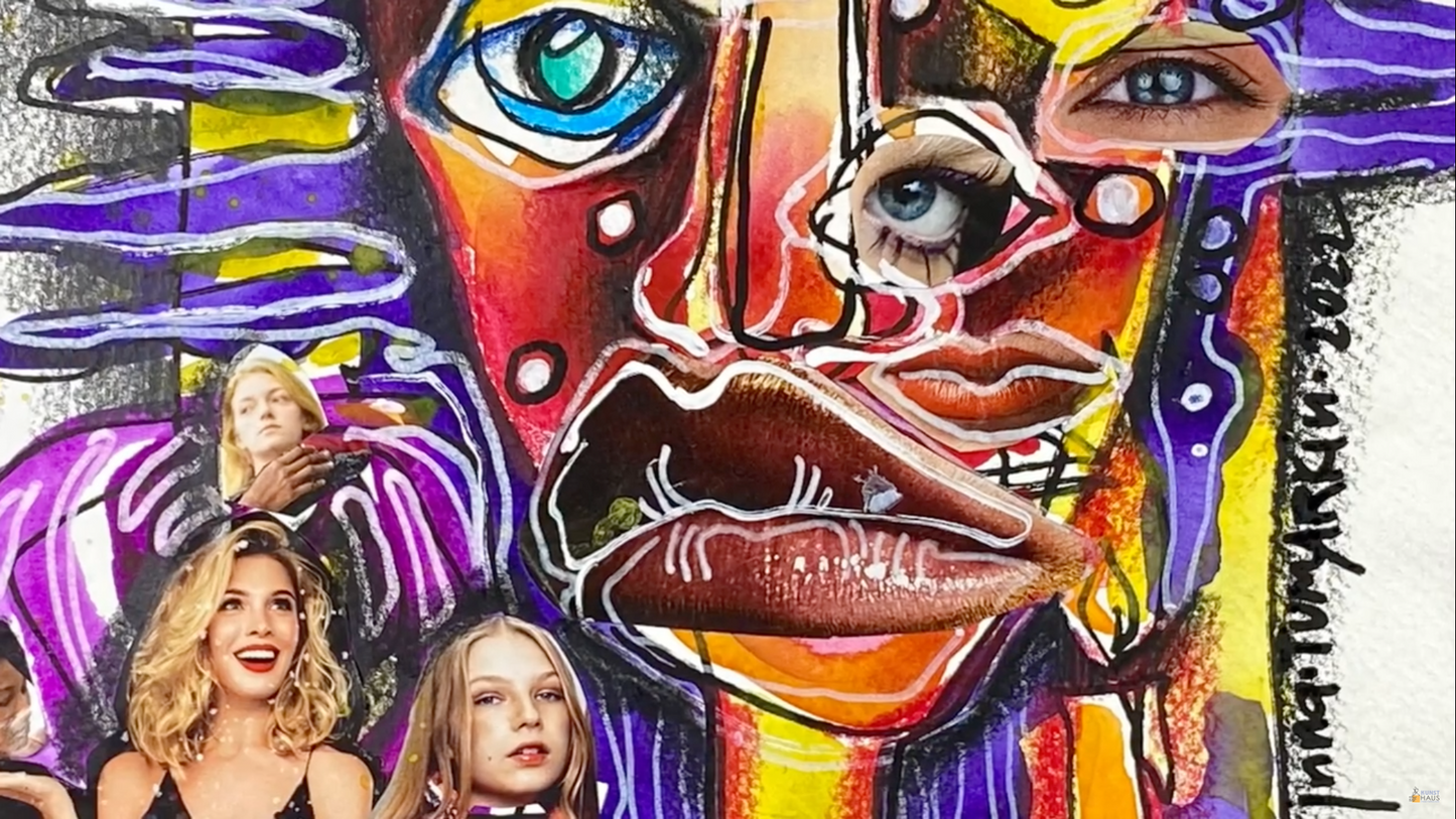 Ясновидящая.Коллаж, Серия Мистическая Австрия