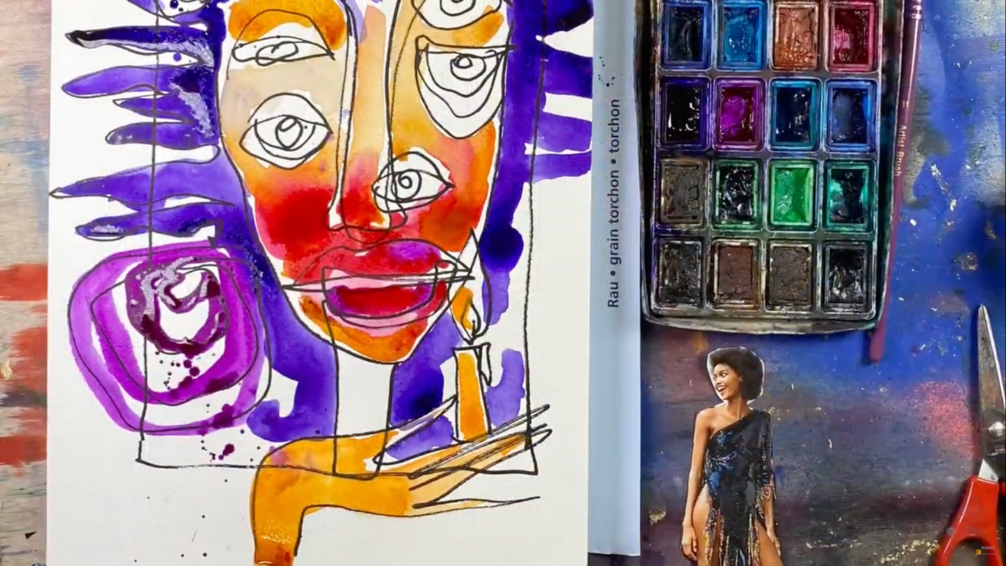 Ясновидящая.Коллаж, Серия Мистическая Австрия