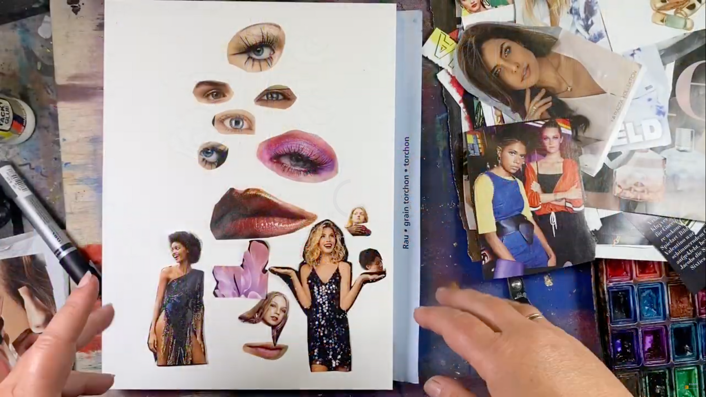 Ясновидящая.Коллаж, Серия Мистическая Австрия