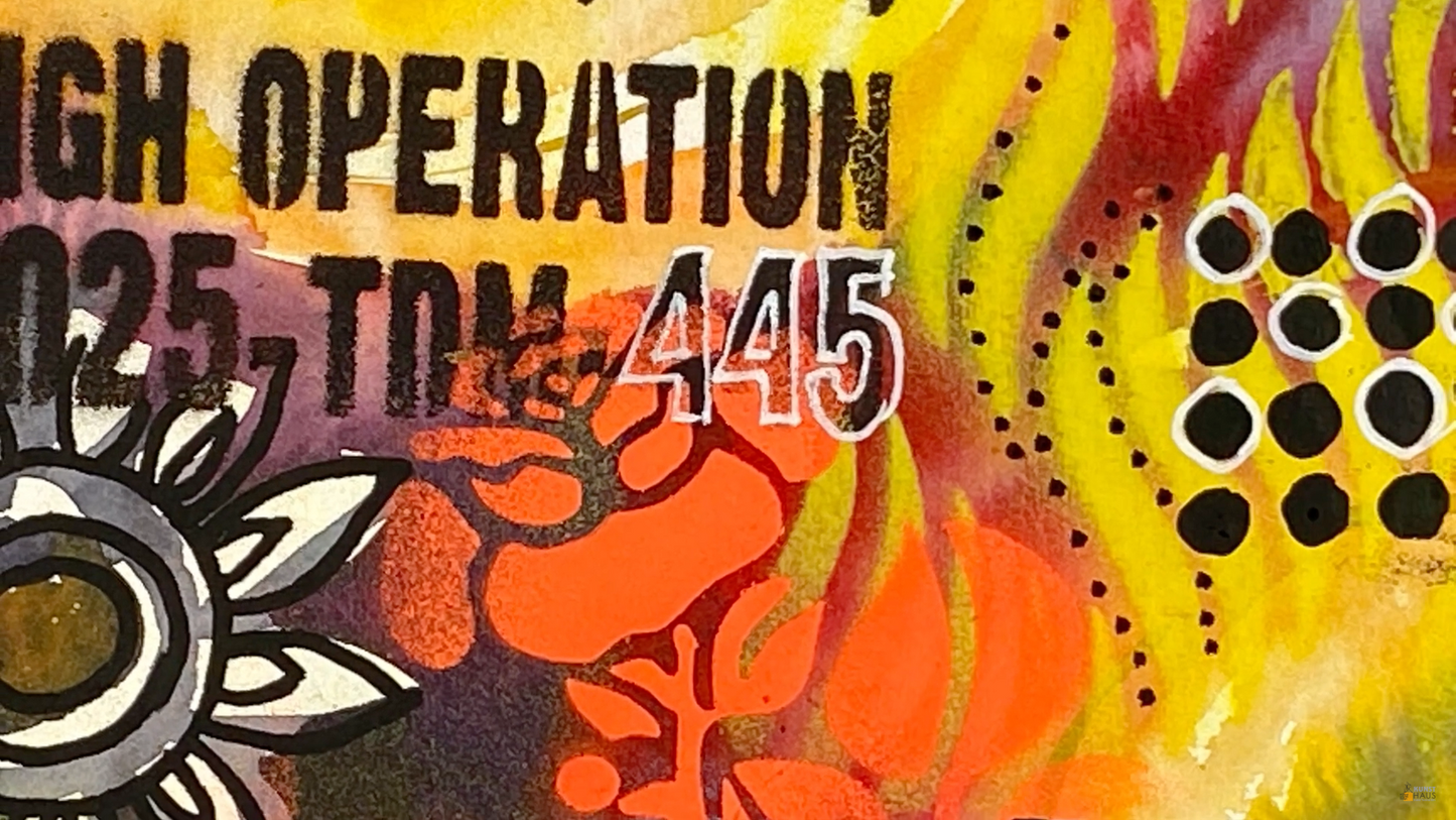 Акварель абстракция